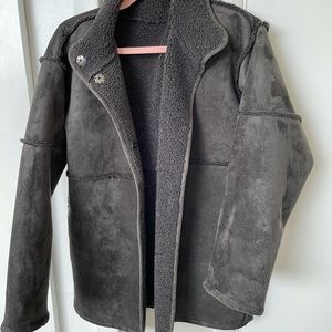 Velvet women’s Albany reversible mock neck coat